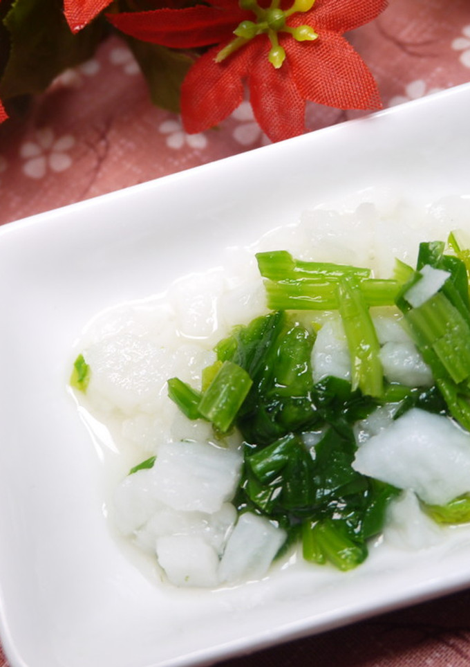離乳食後期　山芋とほうれん草煮-レシピのメイン写真