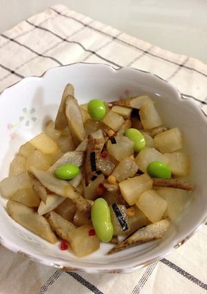 大根とゴボウのお茶漬けの素サラダ-レシピのメイン写真