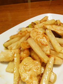 ささみと長芋のオイスター炒め-レシピのメイン写真