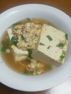 島豆腐の卵とじ鰹だし煮-レシピのメイン写真