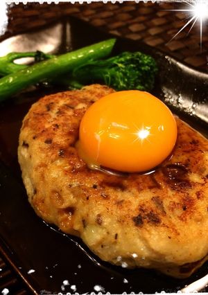 ヤゲン軟骨入り鶏つくね卵黄のせ自家製ダレ-レシピのメイン写真