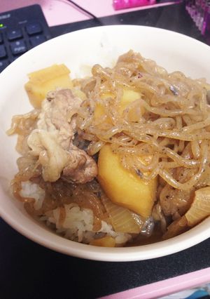肉じゃがもどき丼-レシピのメイン写真