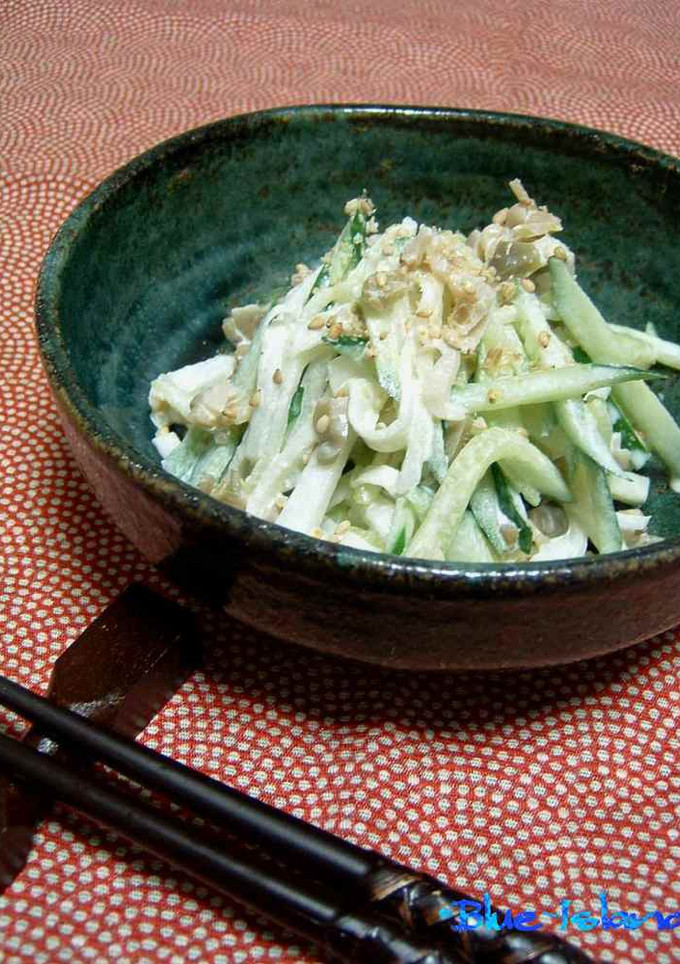 大根ときゅうりの＊ザーサイ胡麻マヨあえ＊-レシピのメイン写真