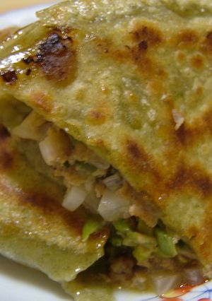 簡単手作り☆餃子の皮★モロヘイヤ粉末-レシピのメイン写真