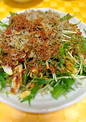 水菜とじゃこの中華風サラダ-レシピのメイン写真