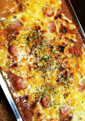 ☆魚焼きグリルで簡単餅入りラザニア☆-レシピのメイン写真