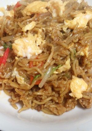 余り物で簡単そば飯♪-レシピのメイン写真