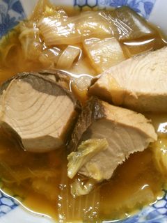 和食 たっぷり白菜と 鰹 玉ねぎの 煮物-レシピのメイン写真