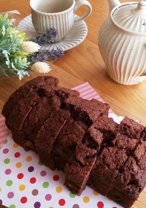 バレンタインに♡チョコバナナケーキ-レシピのメイン写真