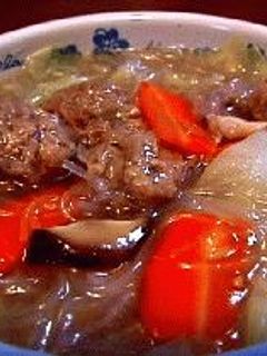 春雨と肉団子の中華風スープ-レシピのメイン写真