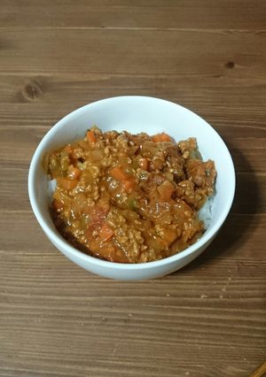 時短！カロリーオフ☆トマトドライカレー-レシピのメイン写真