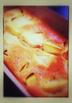 HMで簡単！りんごと黒豆のケーキ-レシピのメイン写真