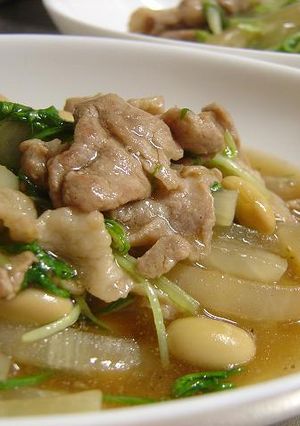 めんつゆで簡単！大根と豚肉の炒め煮-レシピのメイン写真