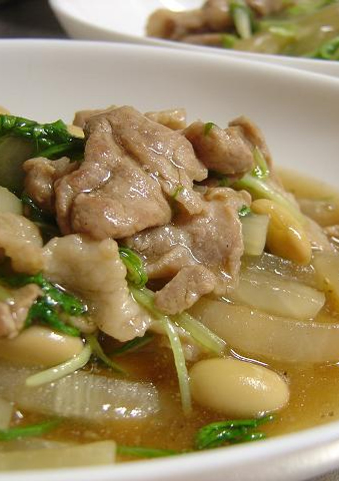 めんつゆで簡単！大根と豚肉の炒め煮-レシピのメイン写真