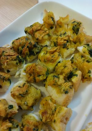 離乳食手づかみ！野菜ペーストミルクパン-レシピのメイン写真