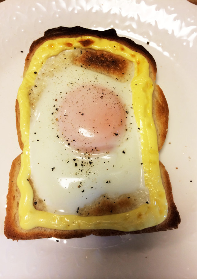 目玉焼きトースト-レシピのメイン写真