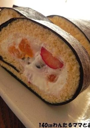 米粉で簡単★恵方巻きロールケーキ-レシピのメイン写真