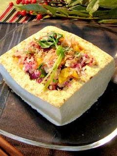 豆腐の漬物詰め焼き-レシピのメイン写真
