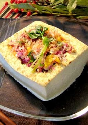 豆腐の漬物詰め焼き-レシピのメイン写真