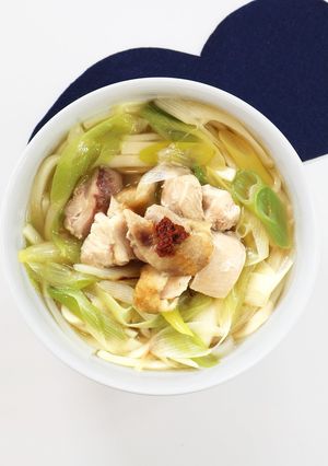 香ばしい香りする【鶏南蛮】うどん-レシピのメイン写真