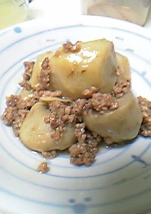里芋ひき肉あん-レシピのメイン写真