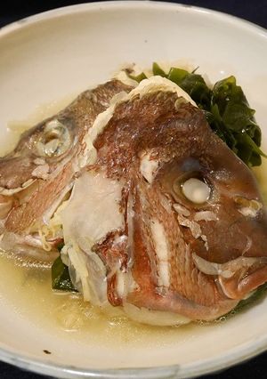 鯛のあらとワカメの炊き合わせ-レシピのメイン写真
