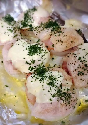 簡単‼ 鶏とベーコンのバターホイル焼き-レシピのメイン写真