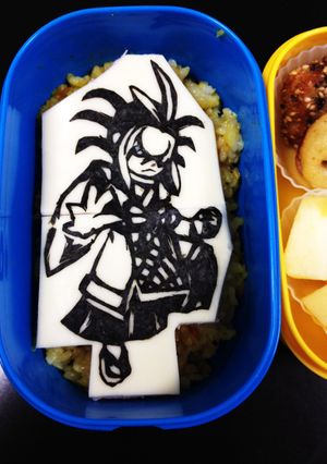 妖怪ウォッチ☆土蜘蛛☆キャラ弁-レシピのメイン写真