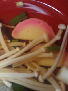 かまぼことえのきのお吸い物-レシピのメイン写真