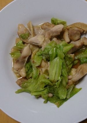 鶏ももとキャベツの簡単炒め-レシピのメイン写真
