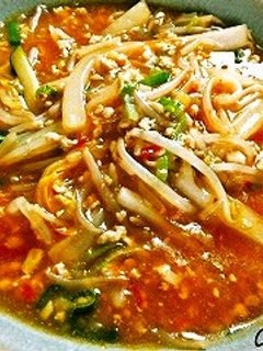 ★節約&簡単!鶏ひき肉と白菜もやし麻婆★-レシピのメイン写真