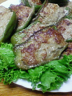 簡単♪ピーマンの肉詰め-レシピのメイン写真