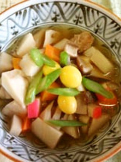 夏は冷やして☆のっぺ(小煮物)-レシピのメイン写真