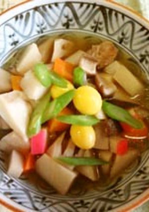 夏は冷やして☆のっぺ(小煮物)-レシピのメイン写真