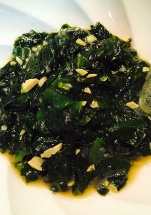 生わかめのニンニク醤油炒め-レシピのメイン写真