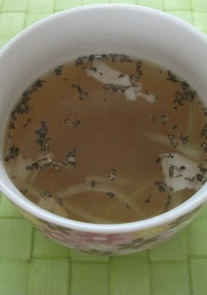 ベーコンと玉ねぎのコンソメスープ-レシピのメイン写真