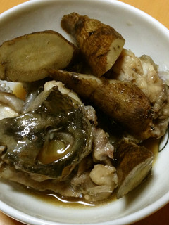ゴボウとチヌ(クロダイ)のあら煮-レシピのメイン写真