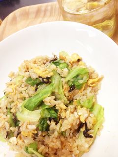 簡単♪あっさり和風レタスチャーハン♪-レシピのメイン写真