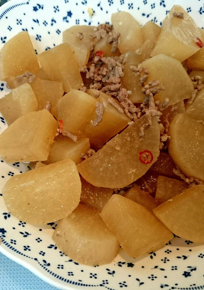 ほっこり。大根と挽き肉の煮物-レシピのメイン写真