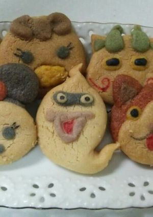 粘土クッキー！妖怪ウォッチ&ツムツム-レシピのメイン写真