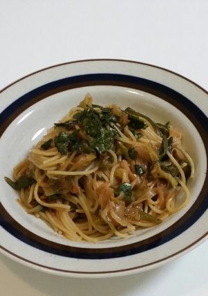色は悪いが味は良い♡長ねぎパスタ-レシピのメイン写真