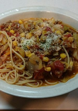野菜ｽｰﾌﾟ～の本格ｽｰﾌﾟﾊﾟｽﾀ-レシピのメイン写真