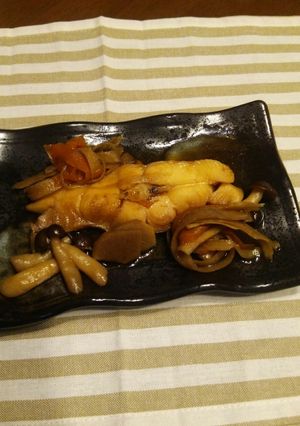 カレイの煮付け♪生姜煮☆牛蒡・人参…!-レシピのメイン写真