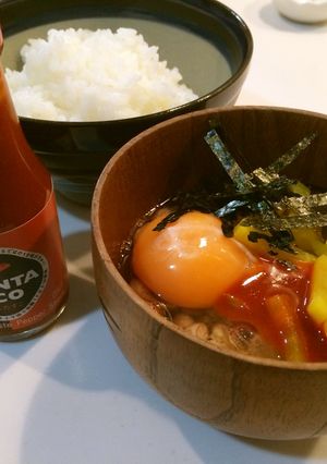 ピリ旨☆スパイシー納豆!-レシピのメイン写真