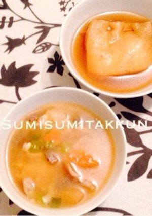 長芋とおからの巾着汁♡-レシピのメイン写真