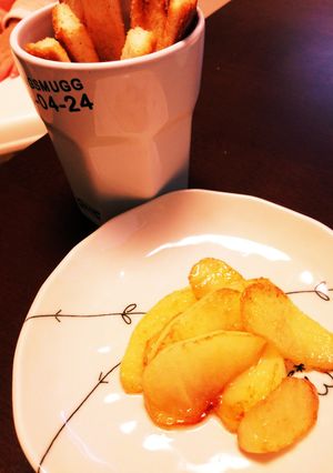 ココナッツオイルの焼き林檎キャラメリゼ-レシピのメイン写真