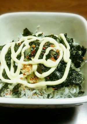 パパ特製★しらすの海苔マヨ七味あえ-レシピのメイン写真