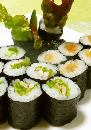 ピンチに対応身体にヘルシー細巻き３種-レシピのメイン写真