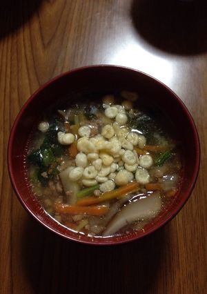 野菜中華風スープ-レシピのメイン写真
