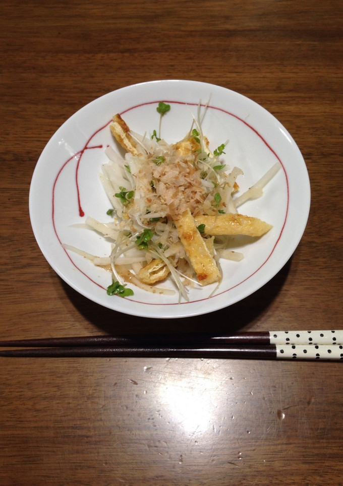 あっという間！ お揚げと大根のサラダ♩-レシピのメイン写真